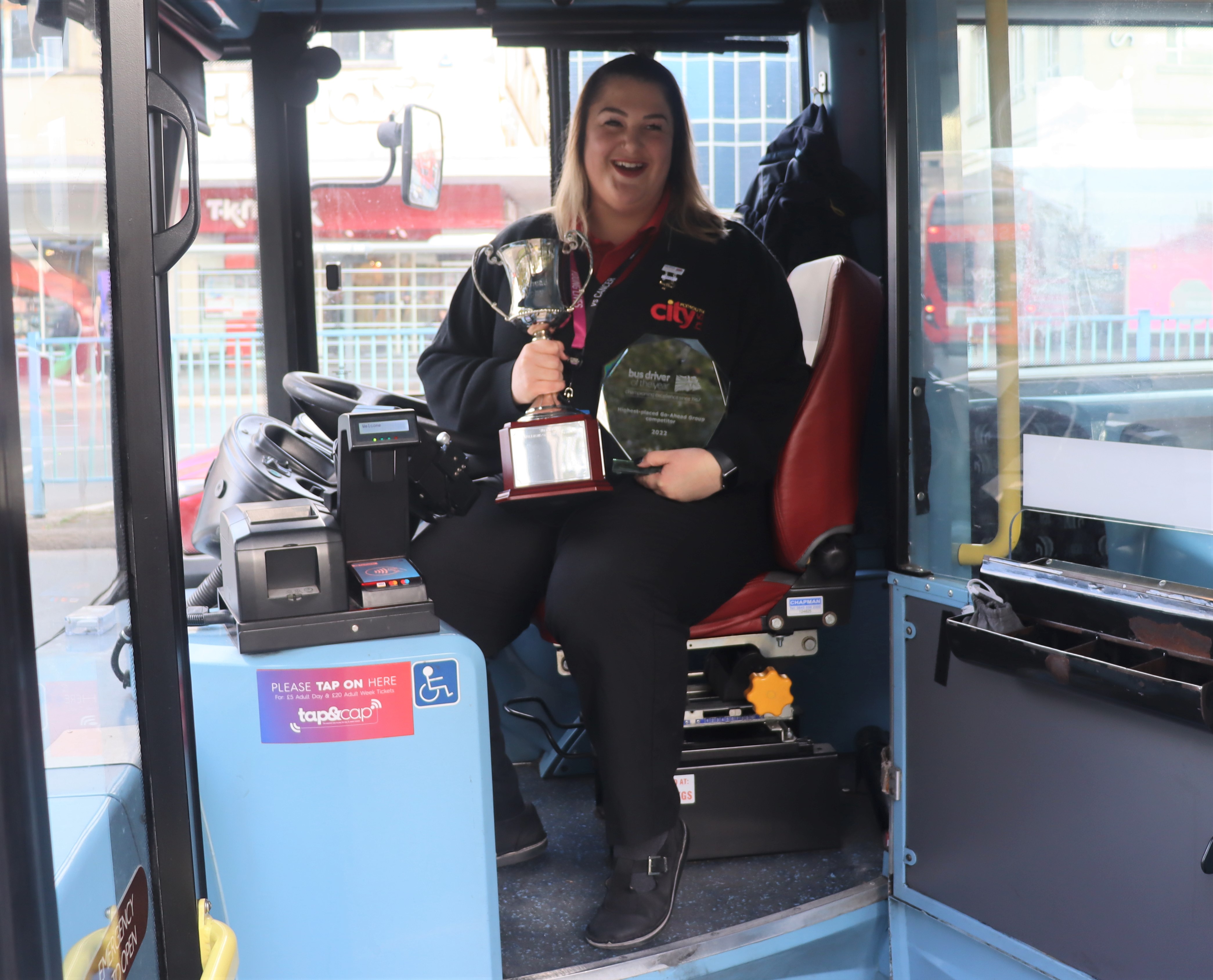 Plymouth Citybus driver takes home Bus Driver of the Year Trophy